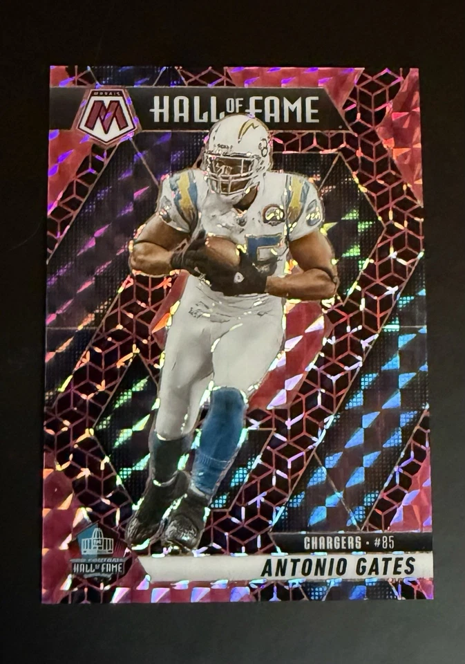 Mosaico Panini 2025 - Antonio Gates mosaico púrpura Prizm/13 cargadores FOTL Foto 1 de 2