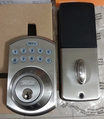 Tacklife, Electronic Deadbolt Keypad Lock Satin Nickel EKPH1A Home Improvement.  - Image 1 of 4
