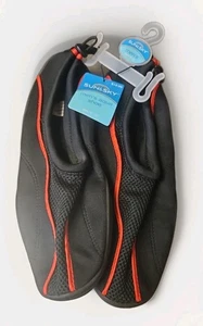 Men's Aqua Water Shoes Slip Resistant  SIZES 9-10 Black-Red New With Tags - Picture 1 of 4