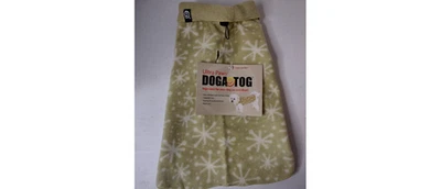 Ultra Paws ~ Dogo Tog 软羊毛狗套衫 Starry Tan/Cream 全新带标签 P (E2) — 第 1/4 张图片