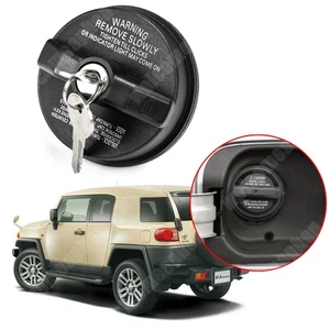 Fuel Gas Tank Filler Cap For Toyota Fj Cruiser Leak-Proof Seal Fuel Door Cover - Picture 1 of 9