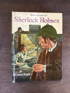 1955 ADVENTURES OF SHERLOCK HOLMES Doyle Detective Fiction 8 Short Stories ILL - Bild 1 von 17