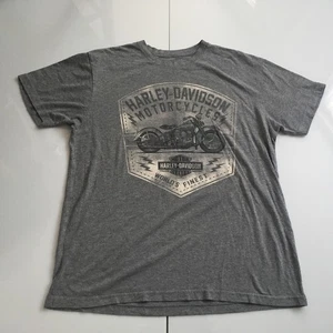 Genuine U.S.A. Harley Davidson Durango, Colorado T-Shirt, L-42” Chest, Grey, - Picture 1 of 7