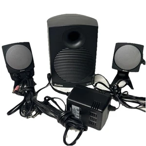 Altavoces para computadora Boston ACOUSTICS BA745 con subwoofer 2 SATÉLITES PwrCORD - FUNCIONA - Imagen 1 de 8