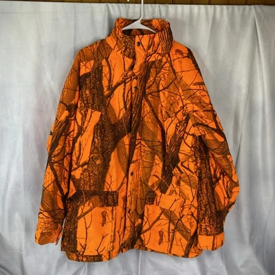 Abrigo de Caza Woolrich Para Hombre M 38-40 Camuflaje Naranja Brillante Guía Exterior Realtree Foto 1 de 4