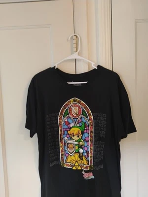 Мужская футболка Zelda Wind Waker XL черная с коротким рукавом - Изображение 1 из 2