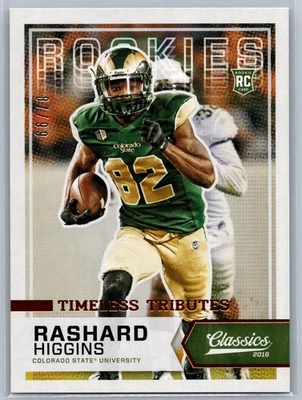 Rashard Higgins 2016 Panini Classics #279 Rookie Timeless Tributes /99 - Image 1 of 2