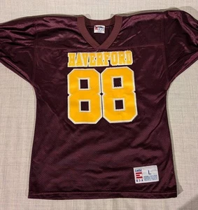 Vintage Game Used Riddell Haverford Football Jersey #88 Youth Size L - Bild 1 von 8