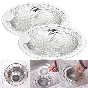 2pcs Spülensieb Anti-Clogging Einfach Zu Säubern Halbkreisförmiger Boden - Picture 1 of 12