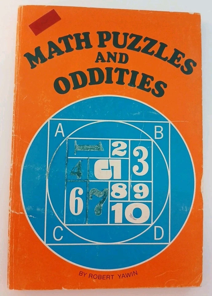 VINTAGE MATH PUZZLES AND ODDITIES by Robert Yawin 1972 XEROX Paperback - Image 1 of 2