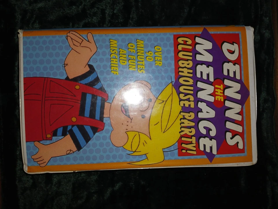 Dennis the Menace Classics VHS 1989 Rare Vintage Cartoons - Image 1 of 2