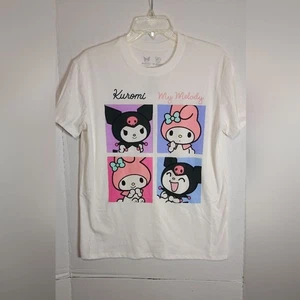 Kuromi My Melody Women's T-Shirt - White Size XS - Picture 1 of 1
