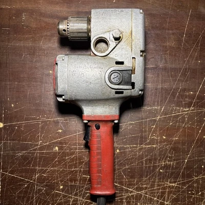 Milwaukee Hole Hawg 1/2” Right Angle Drill Heavy Duty 1675-6 120v TESTED - 39-09 - Image 1 of 4