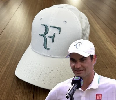 NUEVO CON ETIQUETAS: Gorra Roger Federer Uniqlo RF 2021 Wimbledon Foto 1 de 4