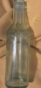 Botella de vidrio de soda Moxie vintage tinte verde 7 fl oz - Imagen 1 de 6