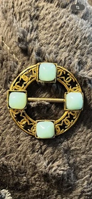 Pince à foulard Chanel, Vintage. Les Pierres ont été remplacées. - Photo 1/4