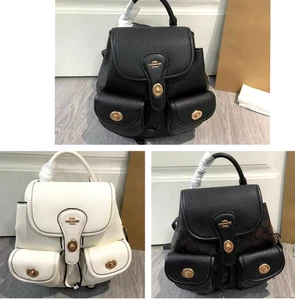 Coach CBH09 Hadley Rucksack (weiß/schwarz/dunkelbraun) Outlet-Produkte - Bild 1 von 24