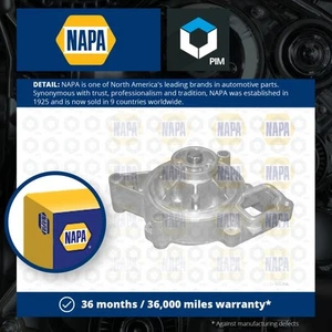 Water Pump fits VAUXHALL INSIGNIA A 2.0 08 to 17 Coolant NAPA 1258226 12621284 - Picture 1 of 2