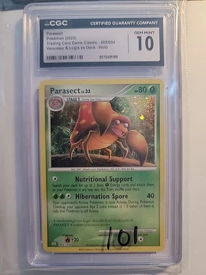 Parasect Pokemon 2023 Trading Card Game Classic 005/034 Venusaur And Luigia... - Image 1 of 3