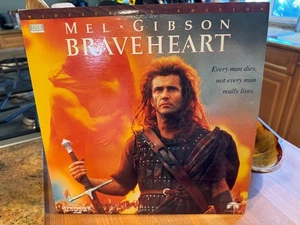 Braveheart 1995 Mel Gibson Widescreen Edition Laserdisc Movie Tested Works - Picture 1 of 2