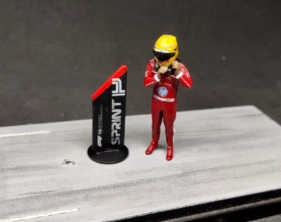 L. Hamilton 1/43 Ferrari winner sprint race 2025 cina gp sf-25 1:43 + P1 - Immagine 1 di 2