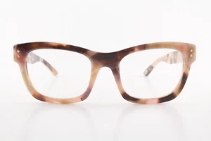 Authentic See Eyewear 6163 Polar C692 53mm Brown Marble Cat Eye Glasses Italy - Picture 1 of 5