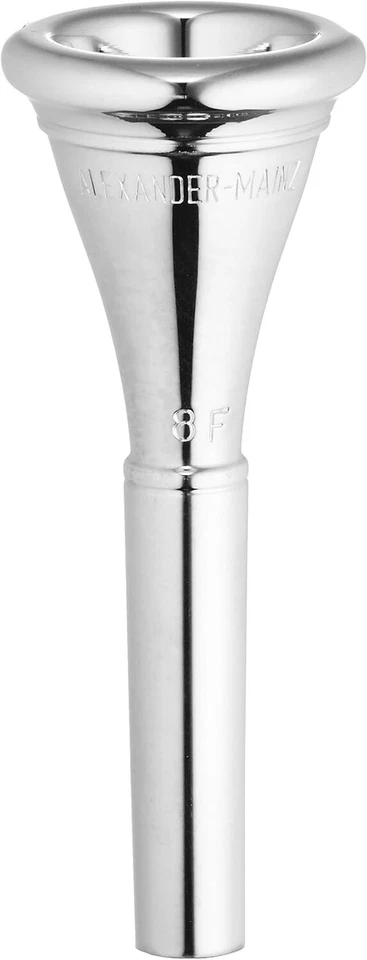 Gebr. Alexander Mainz Alexander Mouthpiece Silver Plate French Horn for The 8f