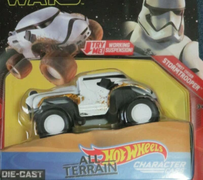 Coche Personaje Hot Wheels Todo Terreno Star Wars Primera Orden Stormtrooper Foto 1 de 3