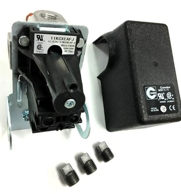 CHAMPION, CONDOR, CENTURION VP1055830 CHAMPION PRESSURE SWITCH W/ UNLOADER 26 AMPS 140-175 PSI 11KCXEAFJ