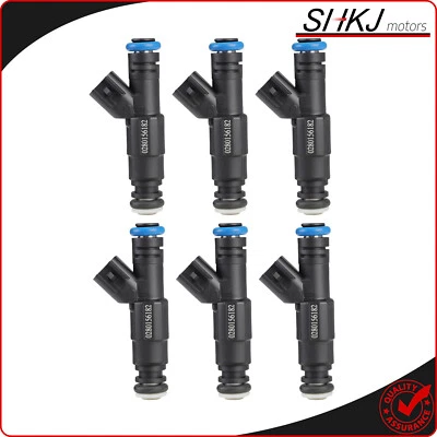 6x Fuel Injectors For Pontiac Torrent Chevrolet Equinox 3.4L 2006-2009 89017615 — 第 1/4 张图片