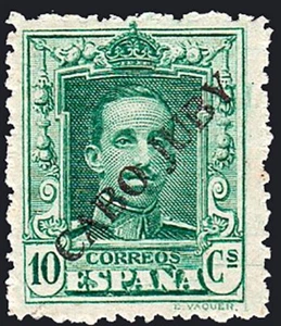 Cabo Juby - Edi ** 24 - 1925 - Habilitado - 10 cts. - Buen centraje - Imagen 1 de 1