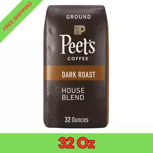 Peet’s Coffee Ground Dark Roast 32oz – Bold & Rich Coffee, Fast Shipping - Picture 1 of 6