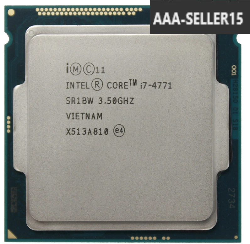 Intel Core i7-4771 SR1BW 3.50GHz 8MB Quad-Core LGA1150 Desktop Processor CPU P4S - Image 1 of 1