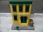 🎆Vintage Sesame Street play house set with figures band big toy set Hasbro 🎆