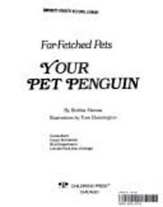 Your Pet Penguin Paperback Bobbie Hamsa