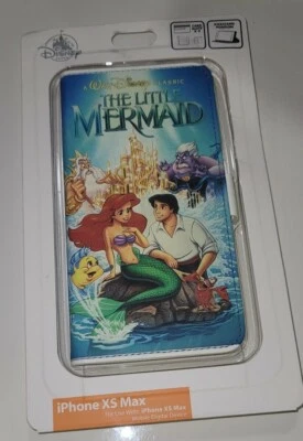 Disney La Sirenita VHS Folio Apple iPhone XS Max Teléfono Celular Cartera Estuche Foto 1 de 4