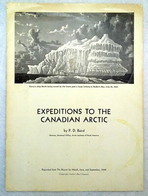 EXPEDITIONS TO THE CANADIAN ARCTIC  by P.D. Beard 1949 - Image 1 of 4