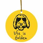 Goldendoodle Christmas Ornament Life is Golden with a Doodle