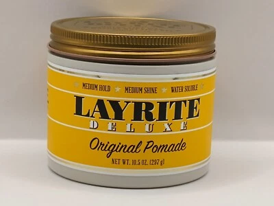 Layrite Deluxe Original Pomade 297g – Starker Halt & Glanz für perfektes Styling - Bild 1 von 4