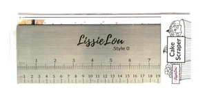 LissieLou Style 0 Double-Edged Stainless-Steel Cake Scraper, 9” - Picture 1 of 2