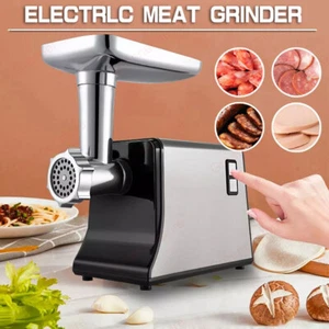 Électrique Hachoir à viande Mincer Saucisse Maker Cuisine Hachage Machine 3200W - Foto 1 di 14