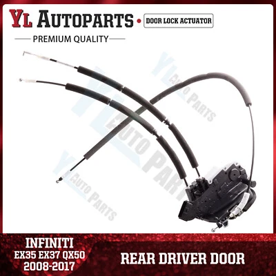 Привод замка защелки задней левой двери подходит для Infiniti EX35 EX37 2008-2013 годов выпуска - Изображение 1 из 4