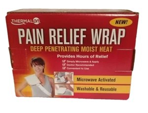 Thermal On Pain Relief Wrap Deep Penetrating Moist Heat - Picture 1 of 3