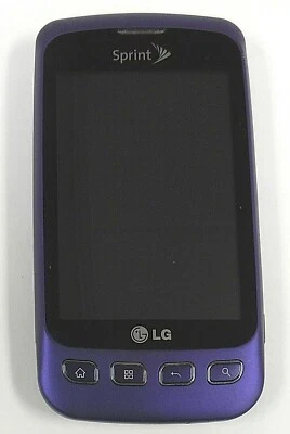 Smartphone LG Optimus S LS670 - Púrpura y Plateado (Sprint) Android Foto 1 de 2
