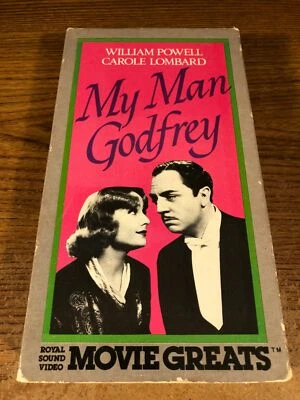 My Man Godfrey VHS Used Movie VCR Video Tape William Powell Carole Lombard - Image 1 of 4