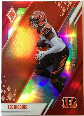 Tee Higgins #/250 2021 Phoenix Refractor Cincinnati Bengals NFL Football SN SP - Image 1 of 3