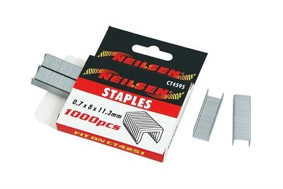 1000pc Staples - 0.7 X 8 X 11.3mm - Image 1 of 2