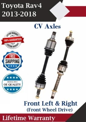 Nuevos ejes CV delanteros OE para Toyota Rav4 2013-2018 2,5 L 2x2 garantía de por vida Foto 1 de 4
