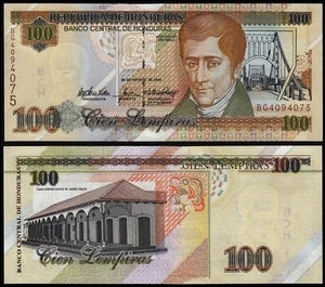 HONDURAS 100 LEMPIRAS (P77g) 2004 UNC - Picture 1 of 1