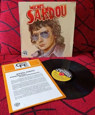 MICHEL SARDOU ** Same ** SCARCE 1977 Spain PROMO LP w/ INFO SHEET! - Image 1 of 4